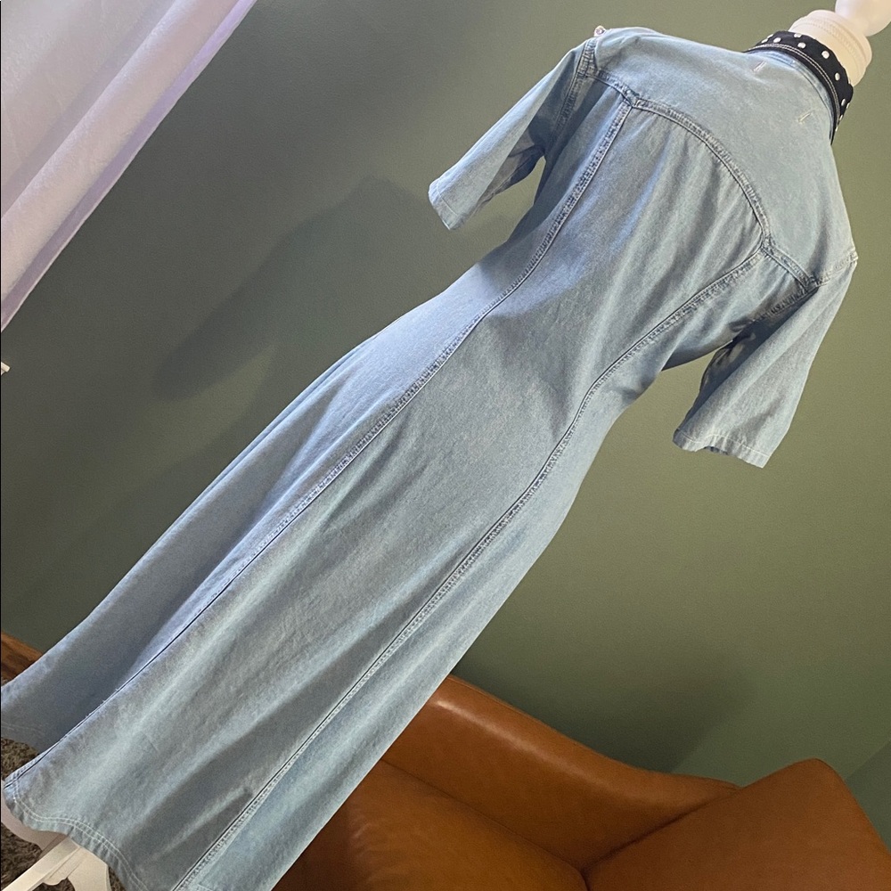 Vintage Used Brand denim western dress - Picture 6 of 9